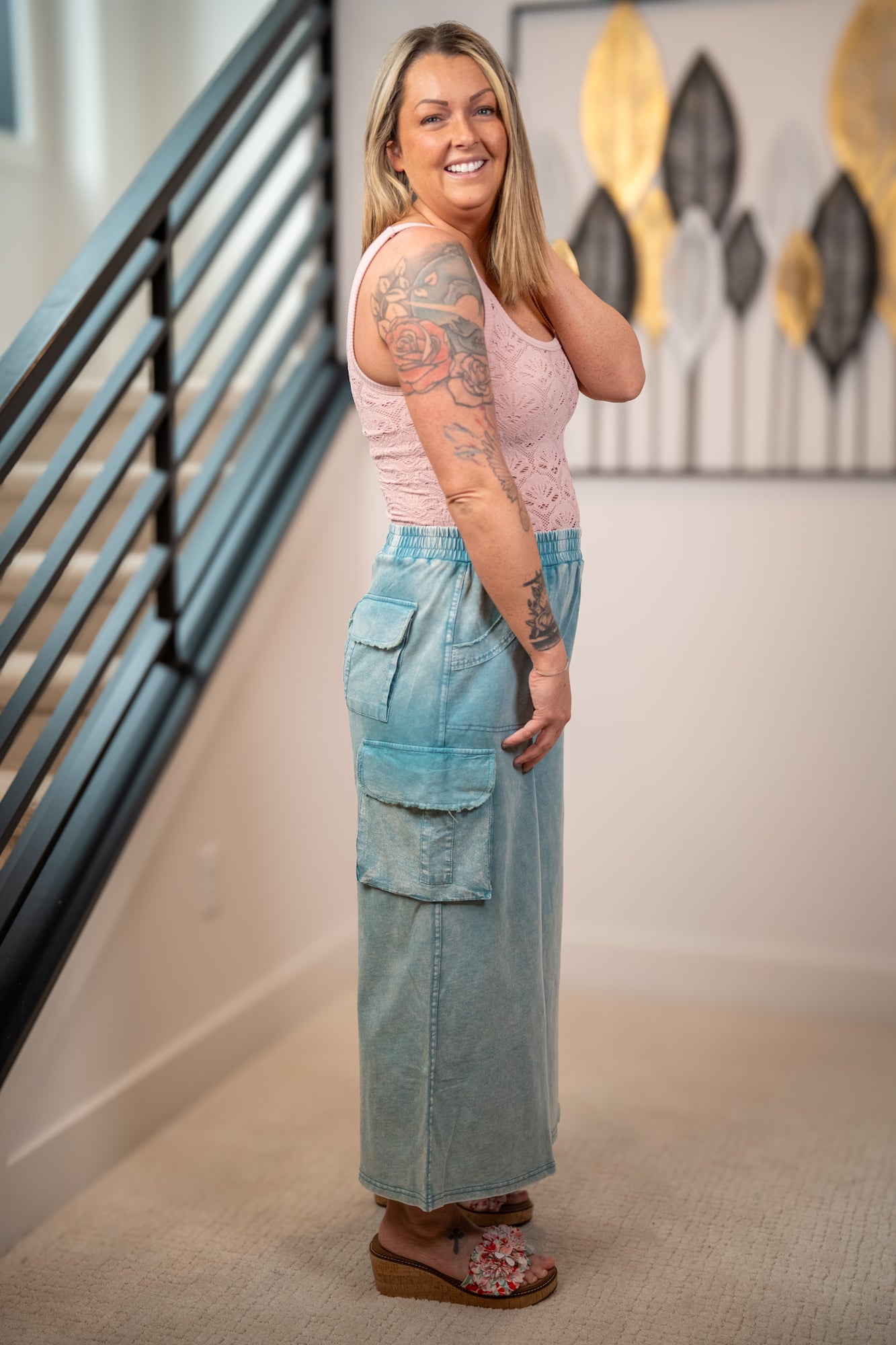 Everyday Wide Leg Cargo Pants – Easel