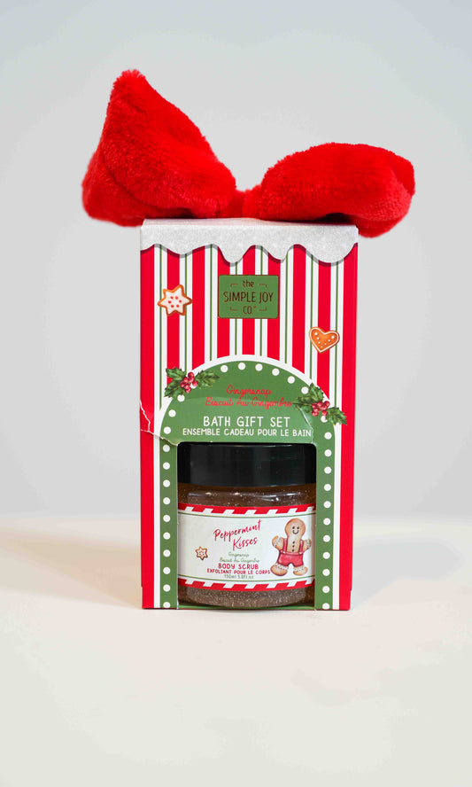 Peppermint Kisses Bath Set