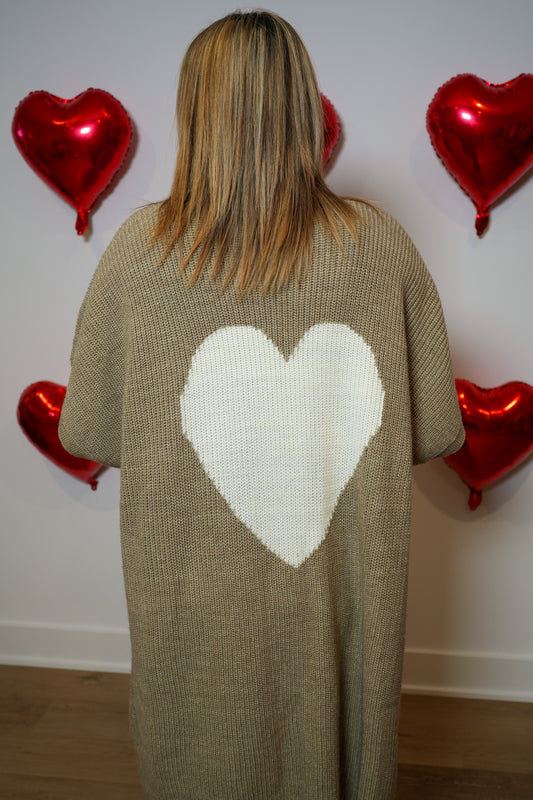 Heart Of Mine Knit Sweater Cardigan