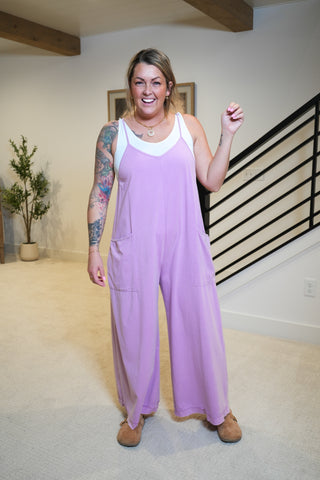 Time Again Wide Leg Jumpsuit - Buttercup Lynne Boutique