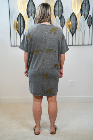 Wild And True Mineral Washed Shirt Dress - Buttercup Lynne Boutique