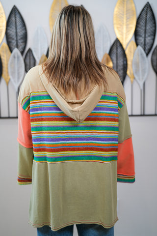 Home For You Crochet Knit Hoodie - Buttercup Lynne Boutique