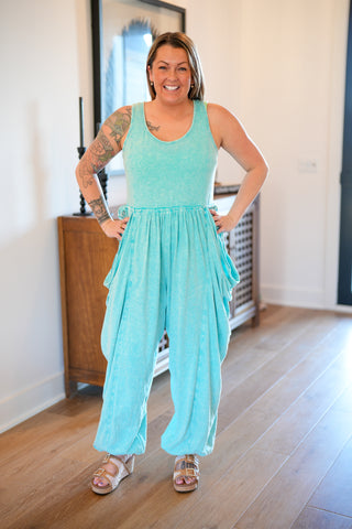 In It For You Washed Knit Jumpsuit - Buttercup Lynne Boutique