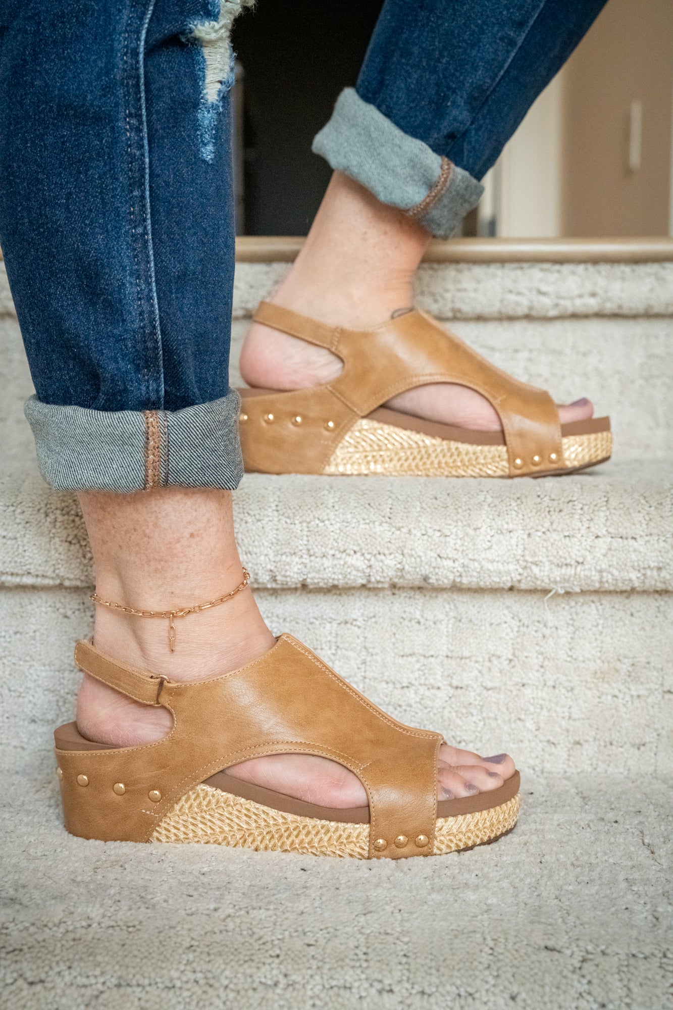 Corkys Volta II Wedge - Buttercup Lynne Boutique