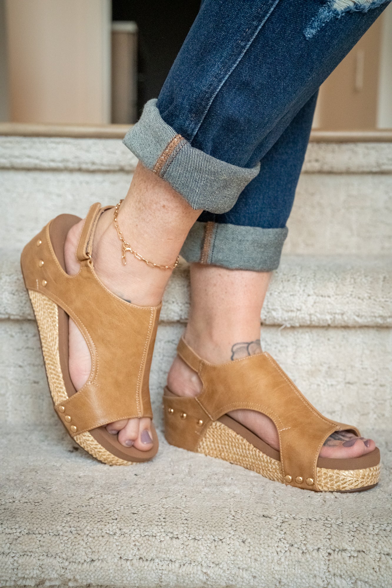 Corkys Volta II Wedge - Buttercup Lynne Boutique