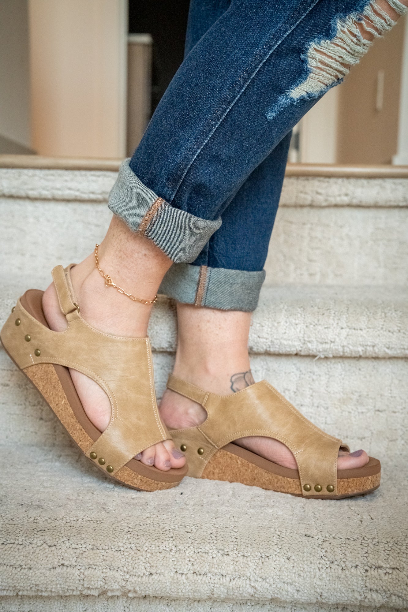 Corkys Volta II Wedge - Buttercup Lynne Boutique