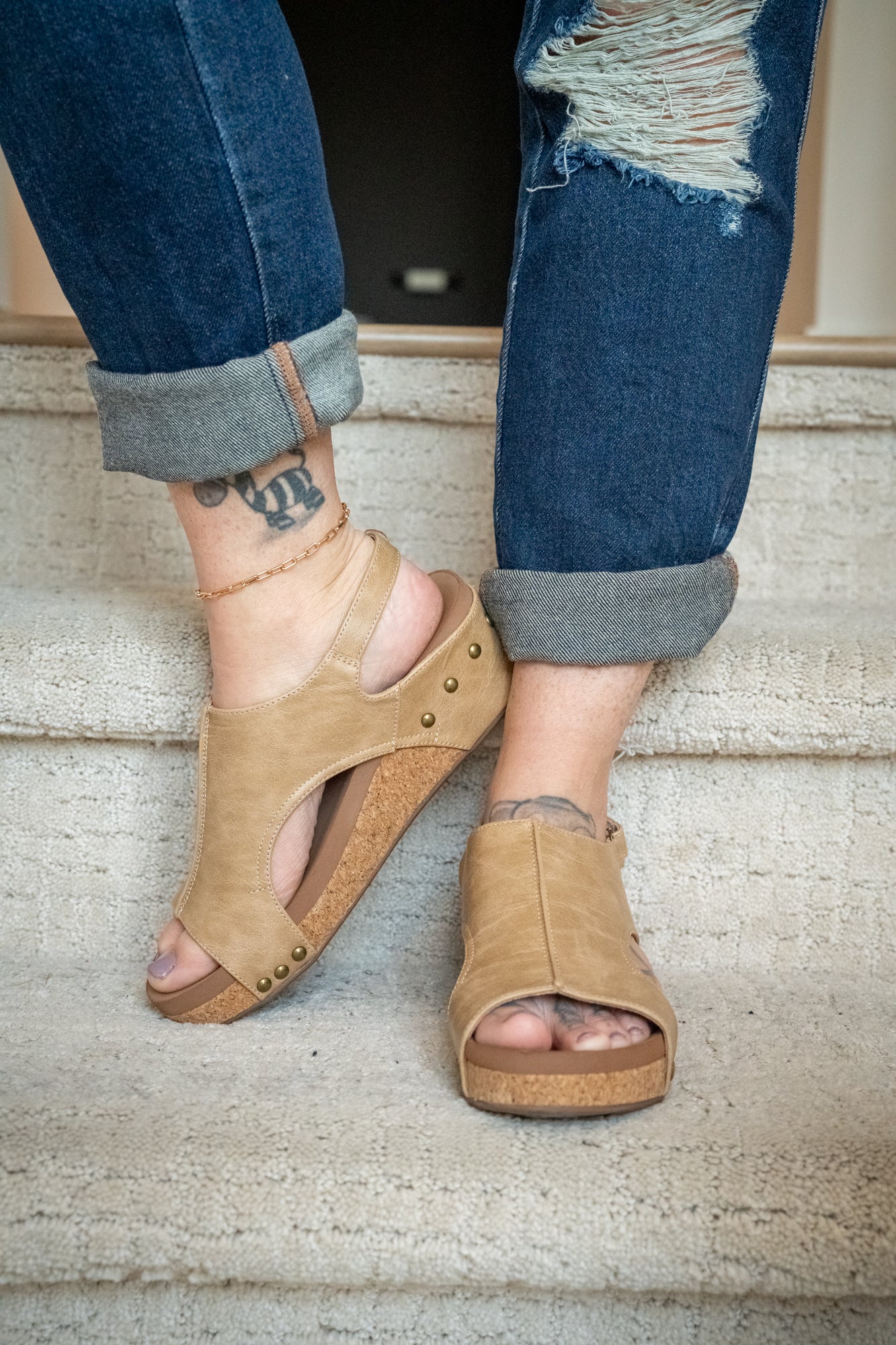 Corkys Volta II Wedge - Buttercup Lynne Boutique