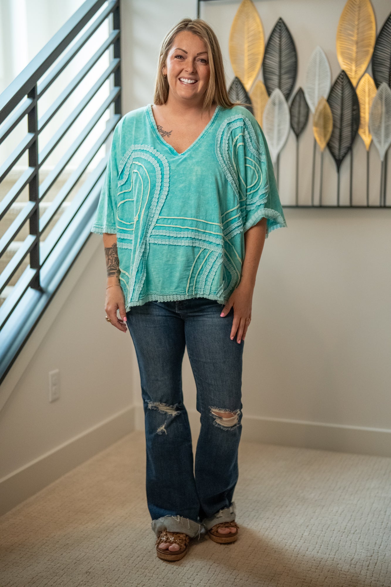 Connective Hearts Top - Buttercup Lynne Boutique