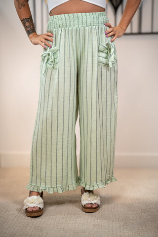 Coastal Breeze Gauze Pants Easel