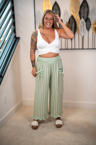 Coastal Breeze Gauze Pants Easel