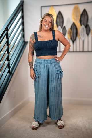 Coastal Breeze Gauze Pants Easel