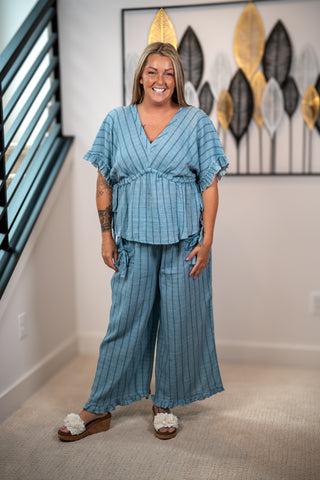 Coastal Breeze Gauze Pants Easel