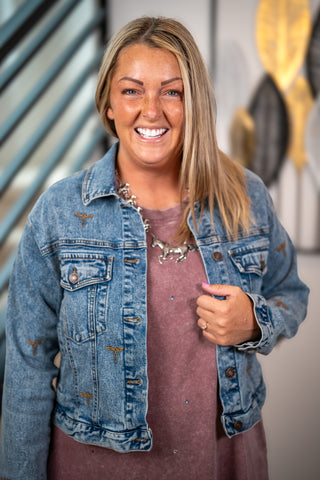 Blue B Wild West Stitch Denim Jacket