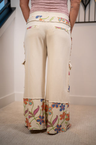 Wildflower Terry Lounge Pants by Easel