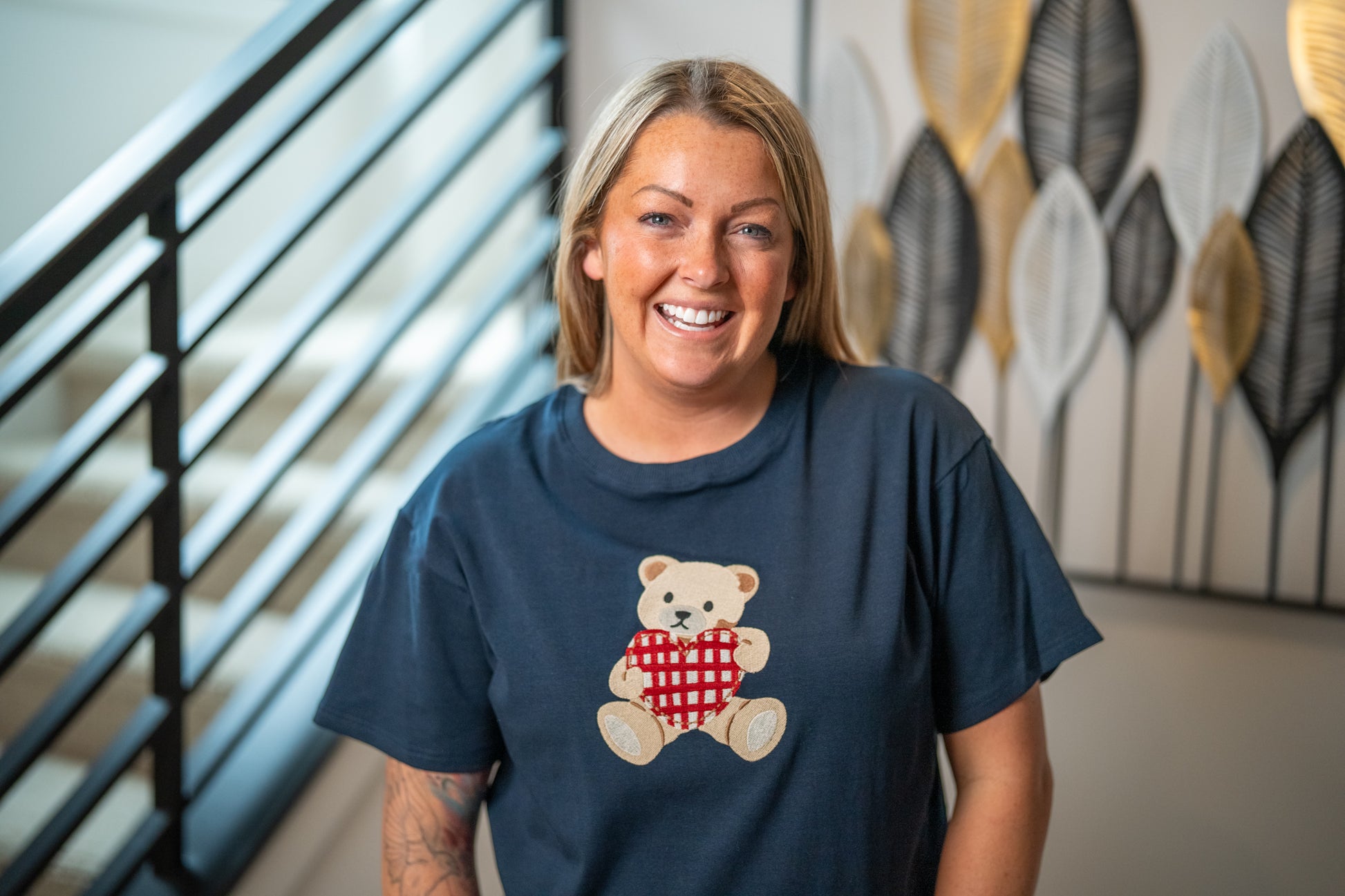 Gilli Teddy Bear Embroidered T-Shirt - Buttercup Lynne Boutique
