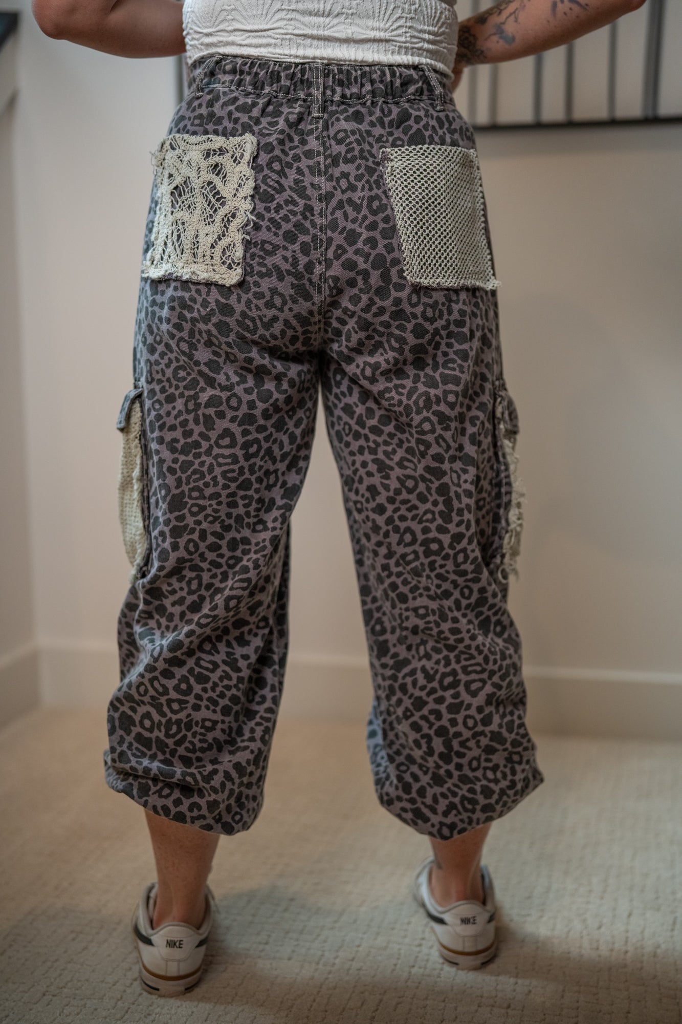 POL Leopard Print Pants