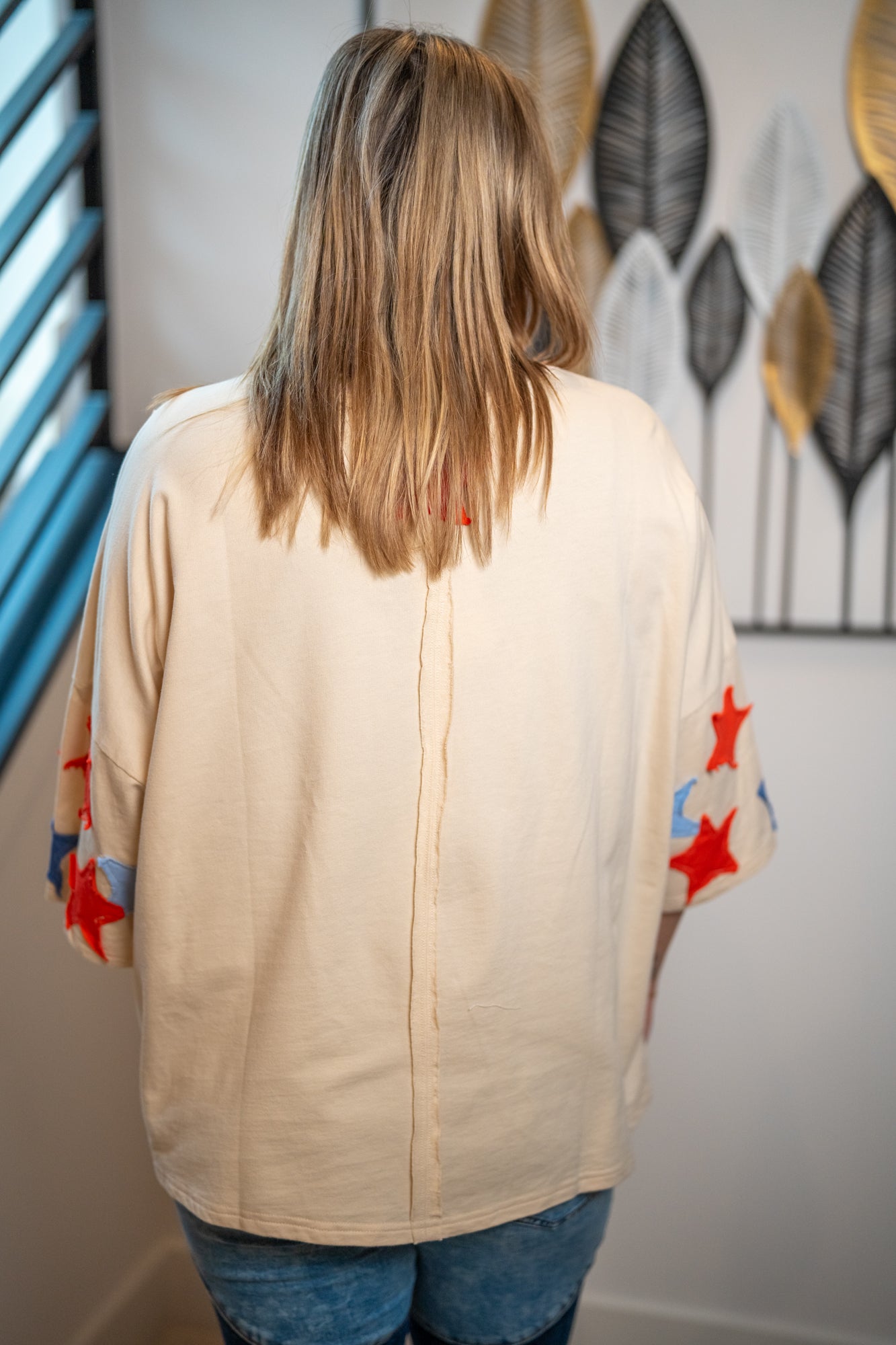 Easel Starlight Slouch Terry Pullover - Buttercup Lynne Boutique