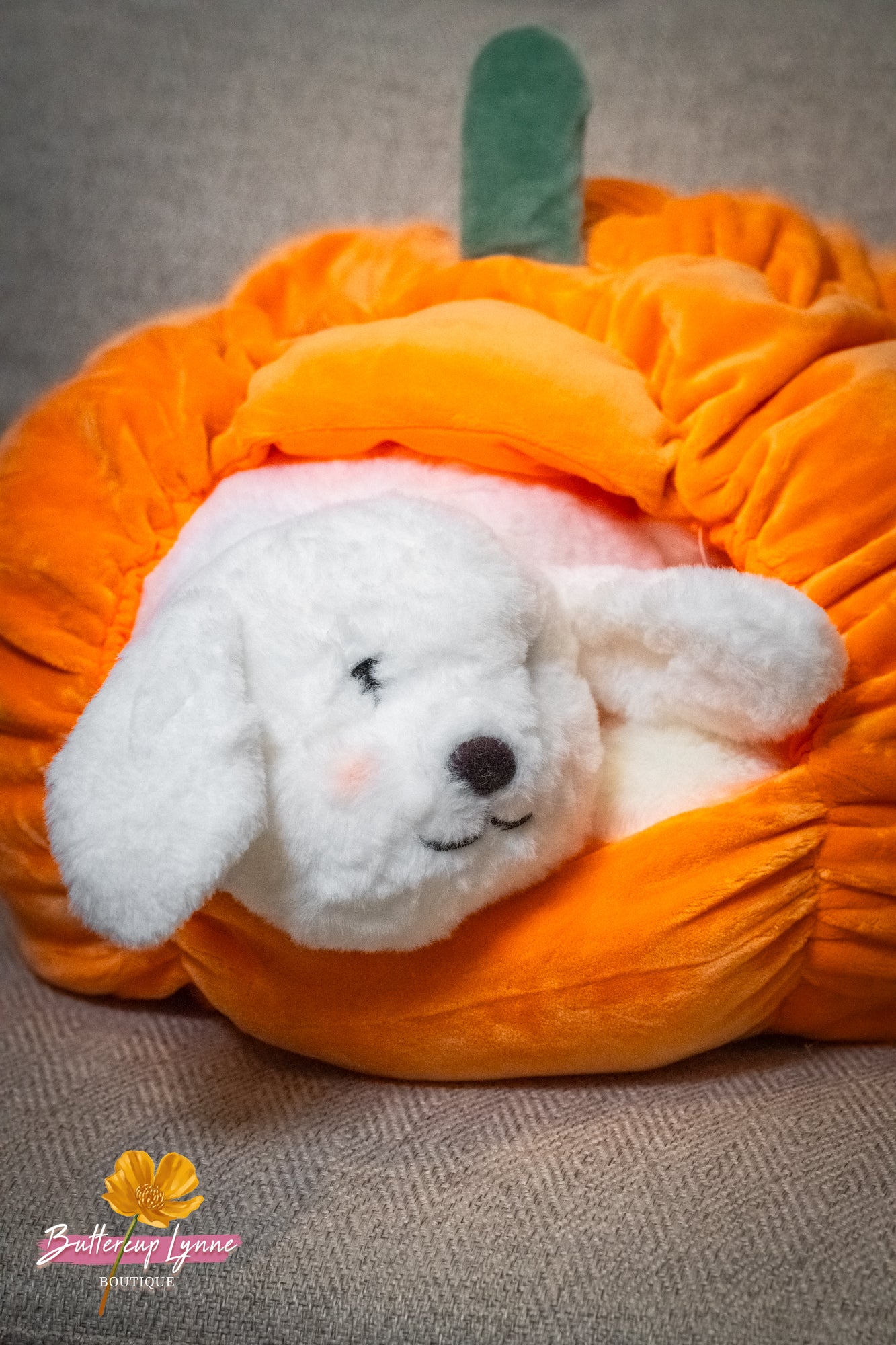 Pumpkin Kisses Pup Pillow - Buttercup Lynne Boutique