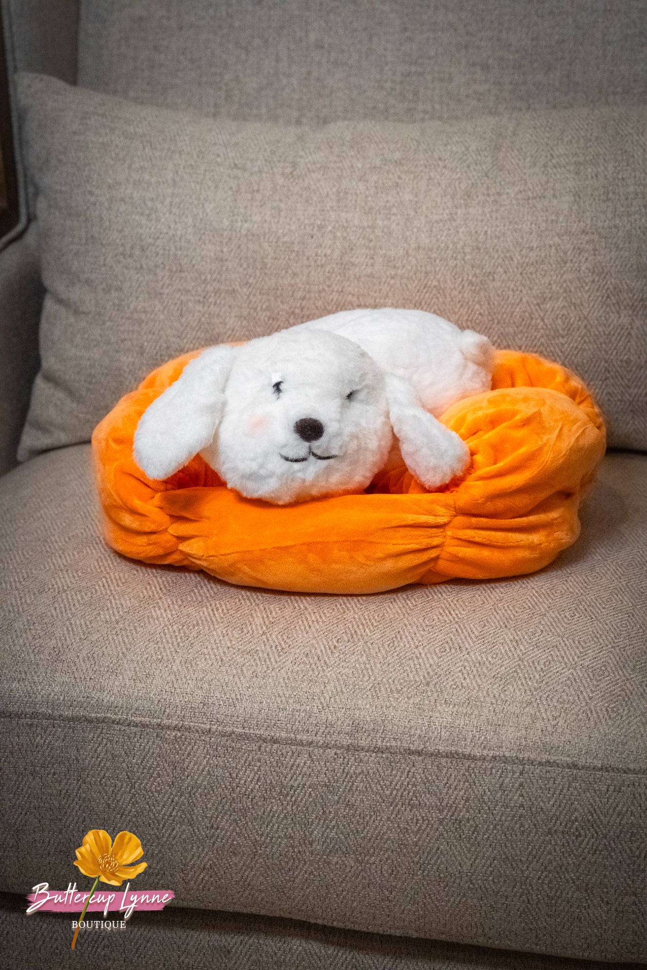 Pumpkin Kisses Pup Pillow - Buttercup Lynne Boutique
