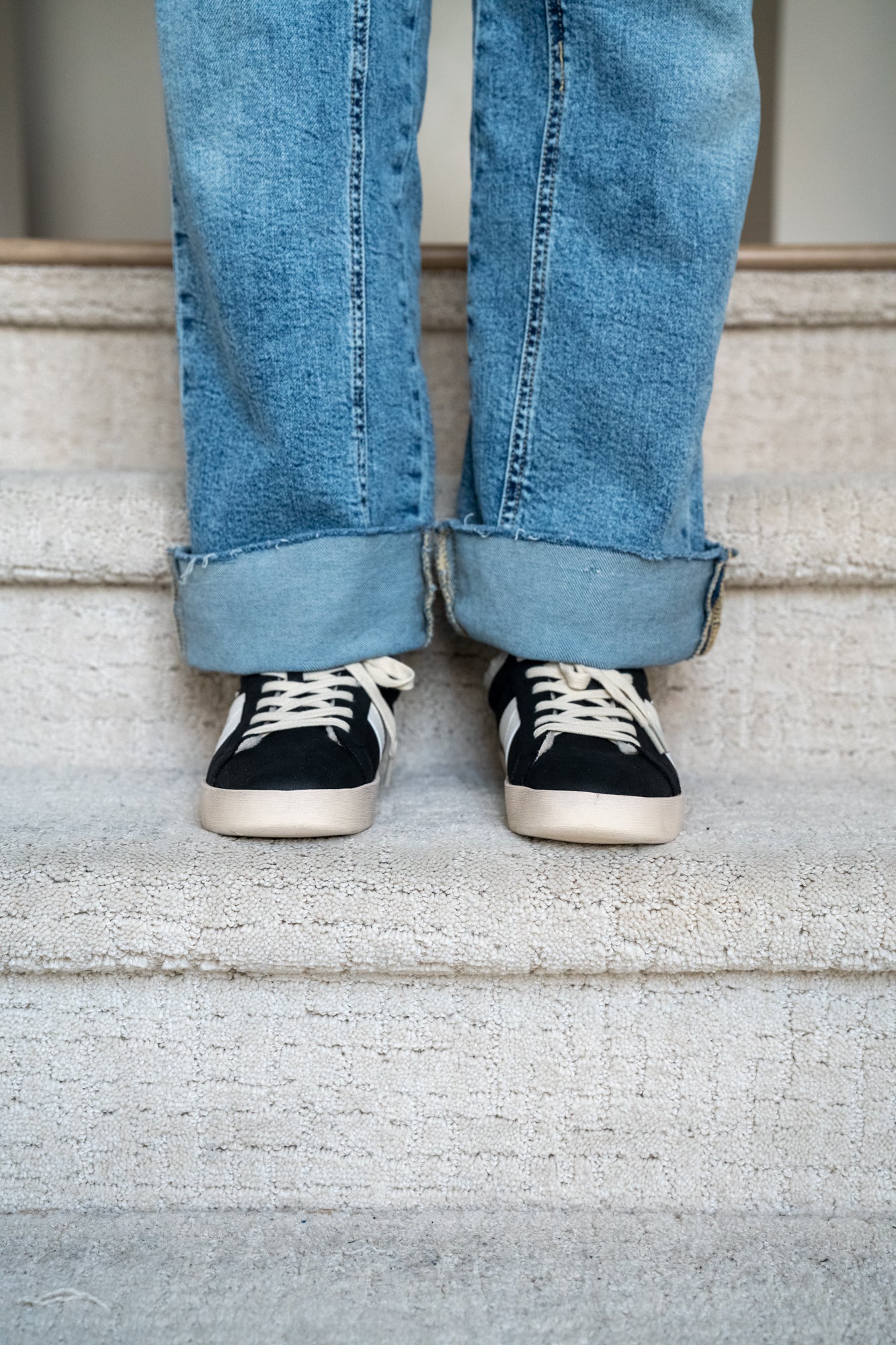 Corkys No Chaser Black Vegan Leather Sneaker with Faux Fur Lining - Buttercup Lynne Boutique