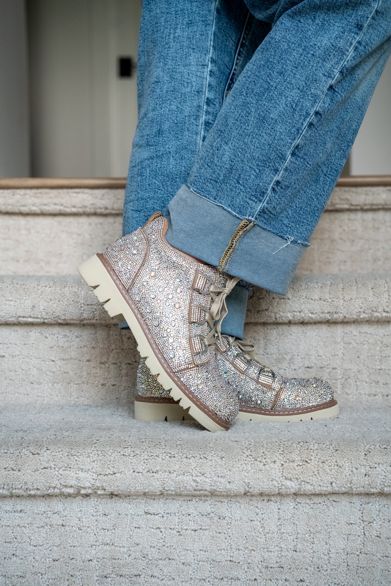 Corkys Campfire Rhinestone Hiker Boot - Buttercup Lynne Boutique