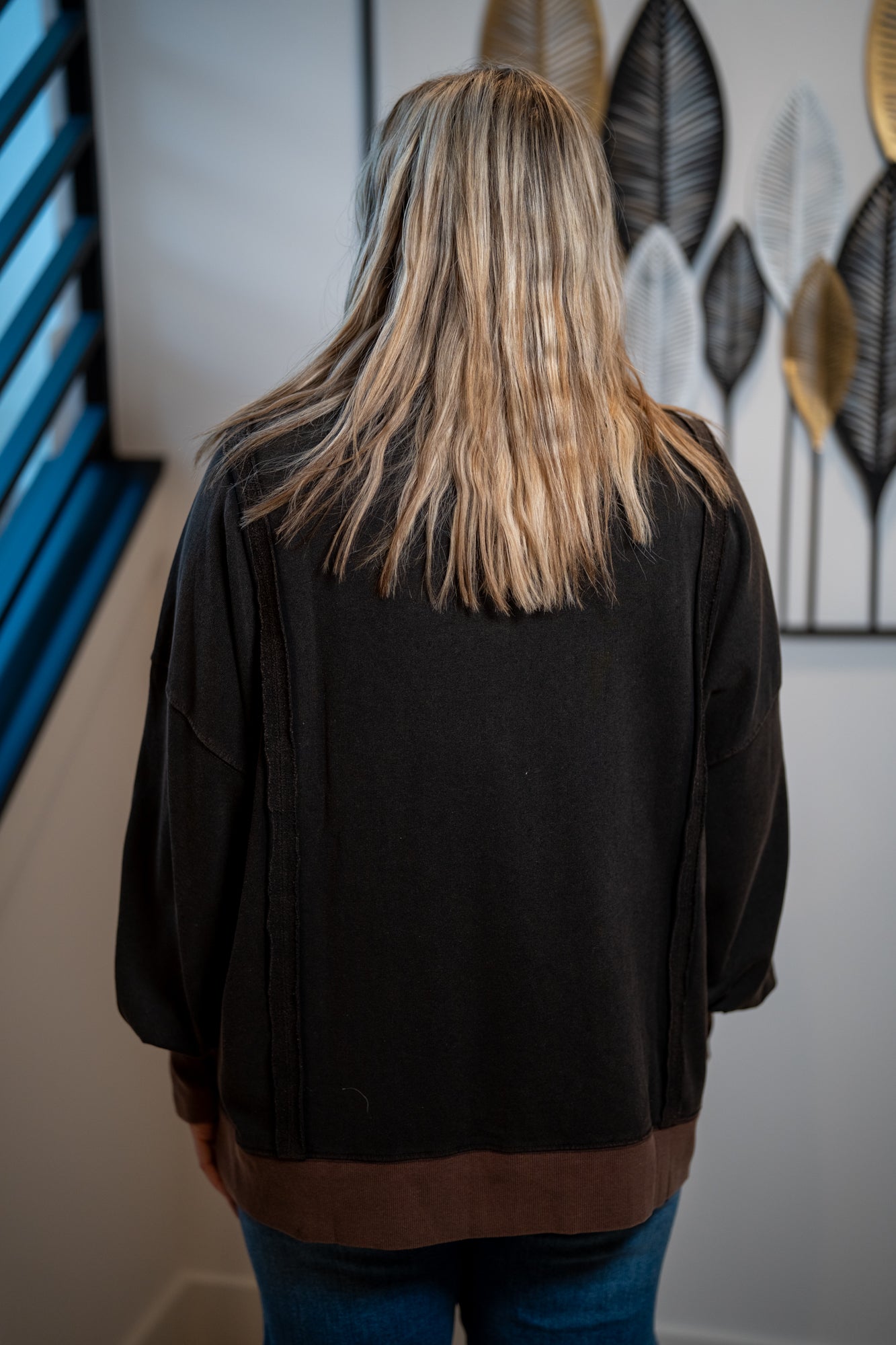 Easel Oversized "Wild" Pullover - Buttercup Lynne Boutique