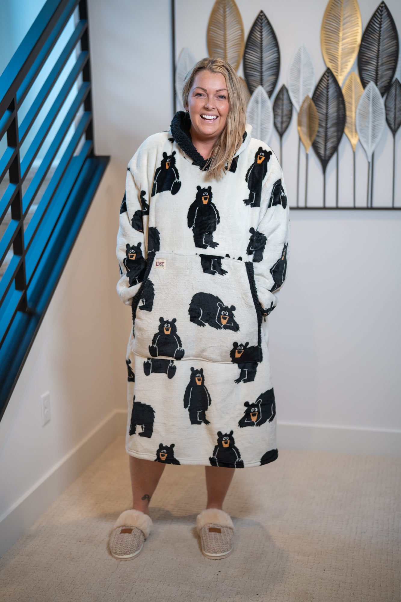 Lazy One Family Bear Blanket Hoodie