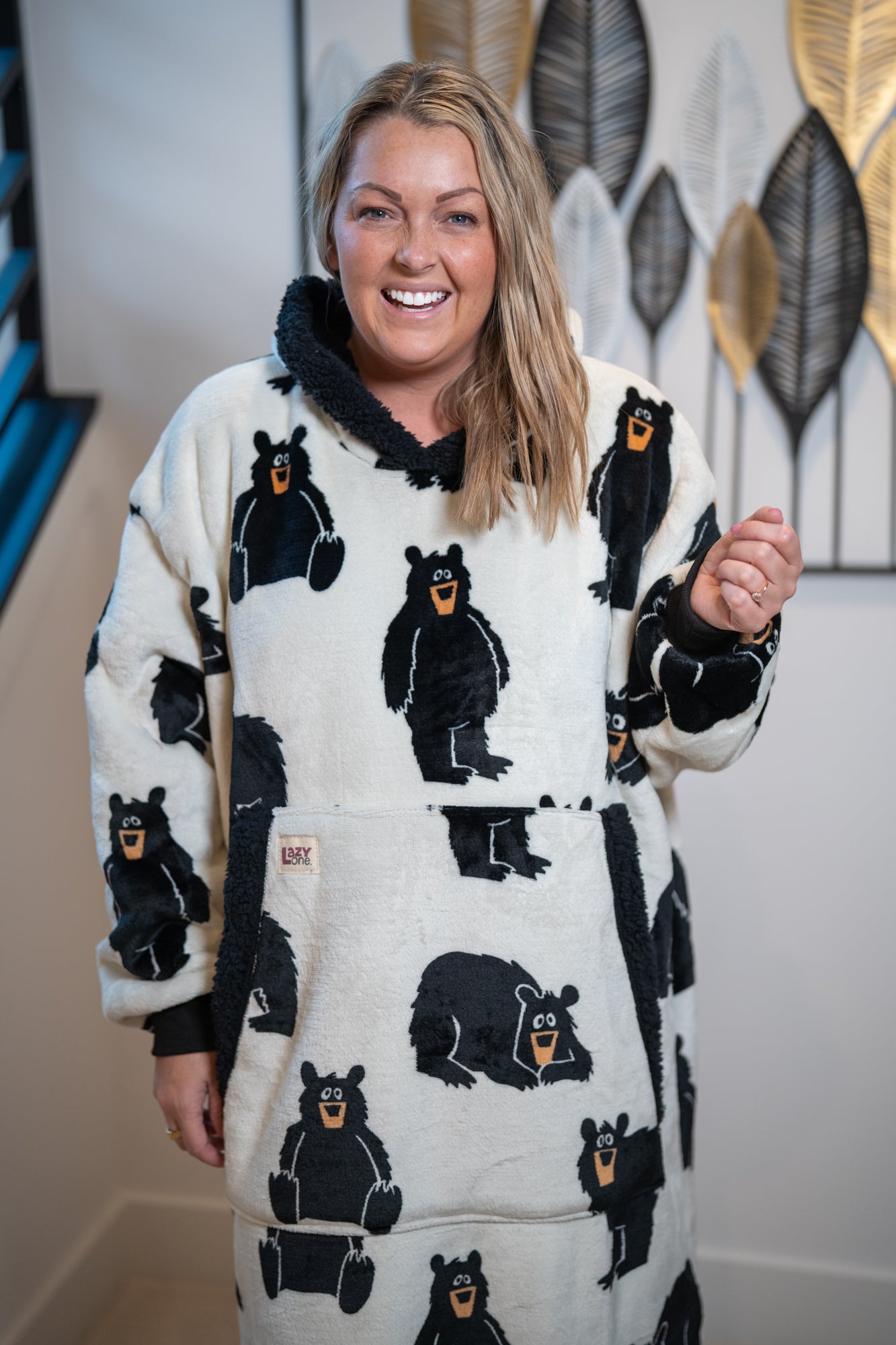 Lazy One Family Bear Blanket Hoodie