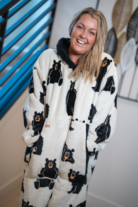 Lazy One Family Bear Blanket Hoodie