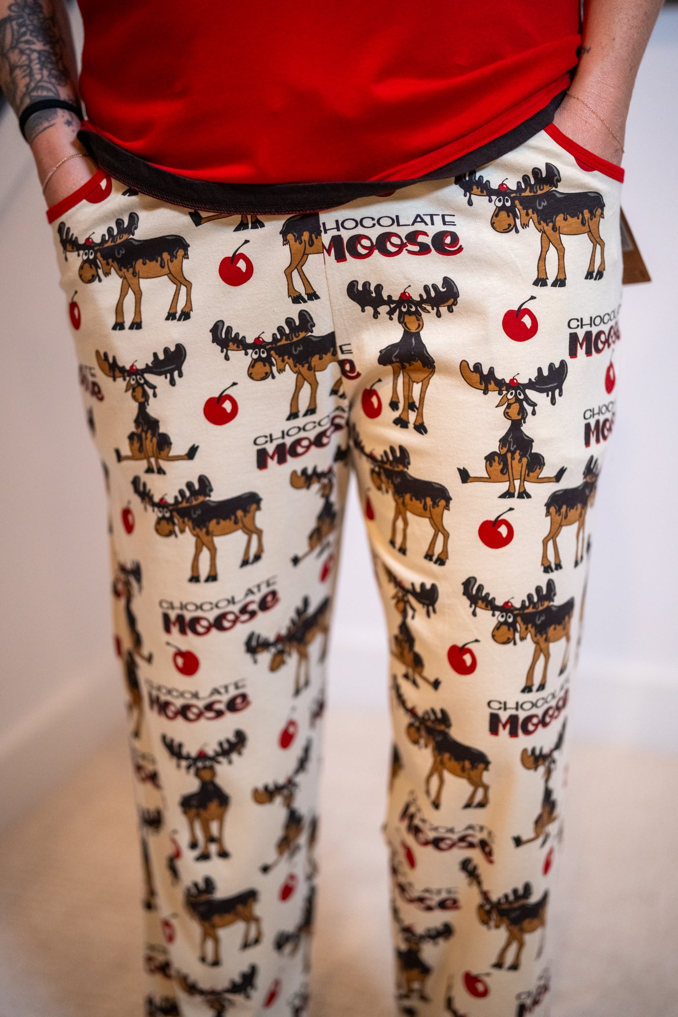 Lazy One Chocolate Moose PJ Pant Set