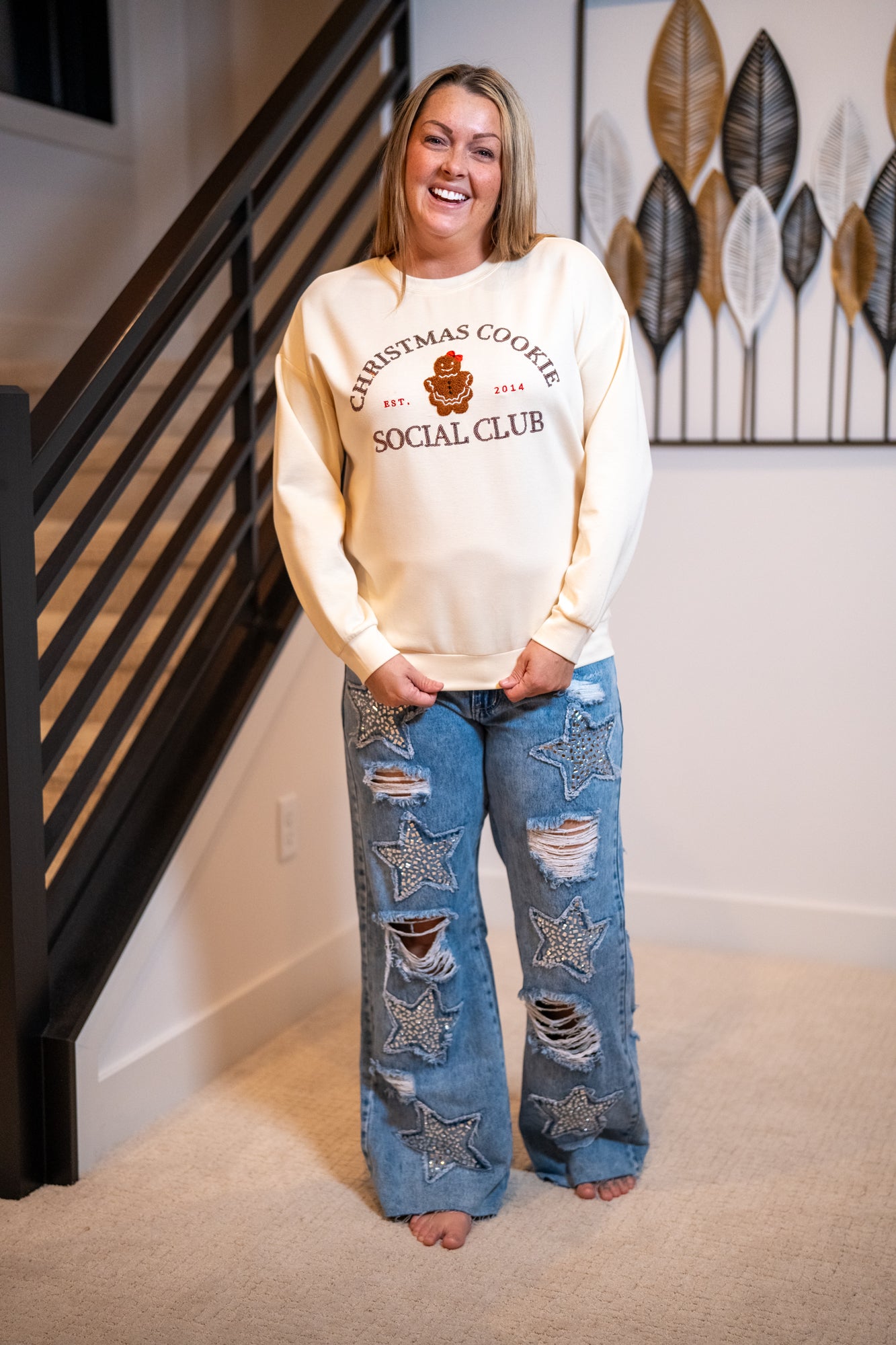 Christmas Cookie Social Club Luxe Pullover