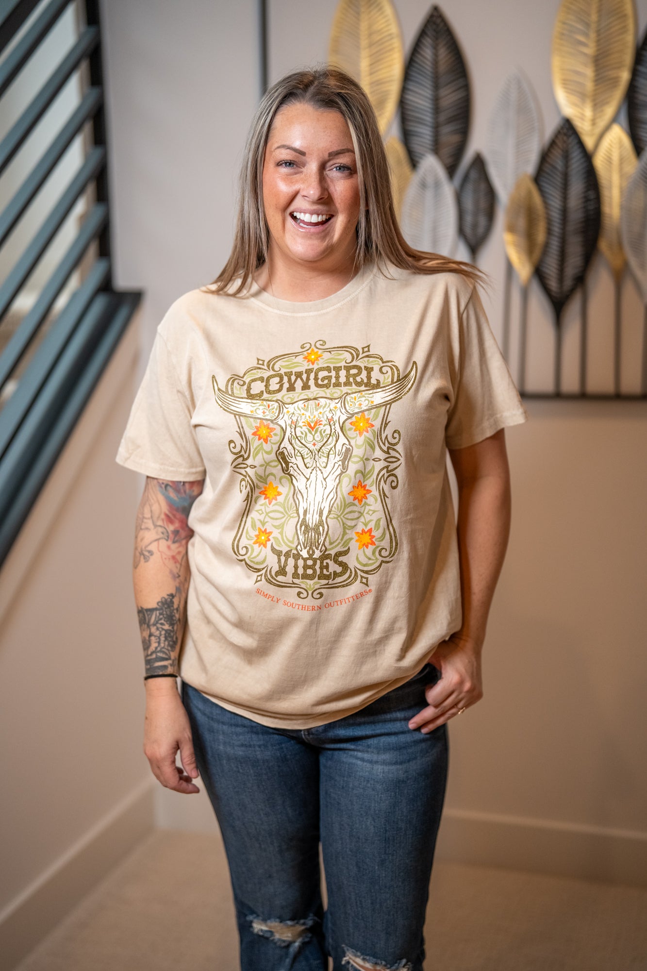 Simply Southern Tee - Cowgirl Vibes