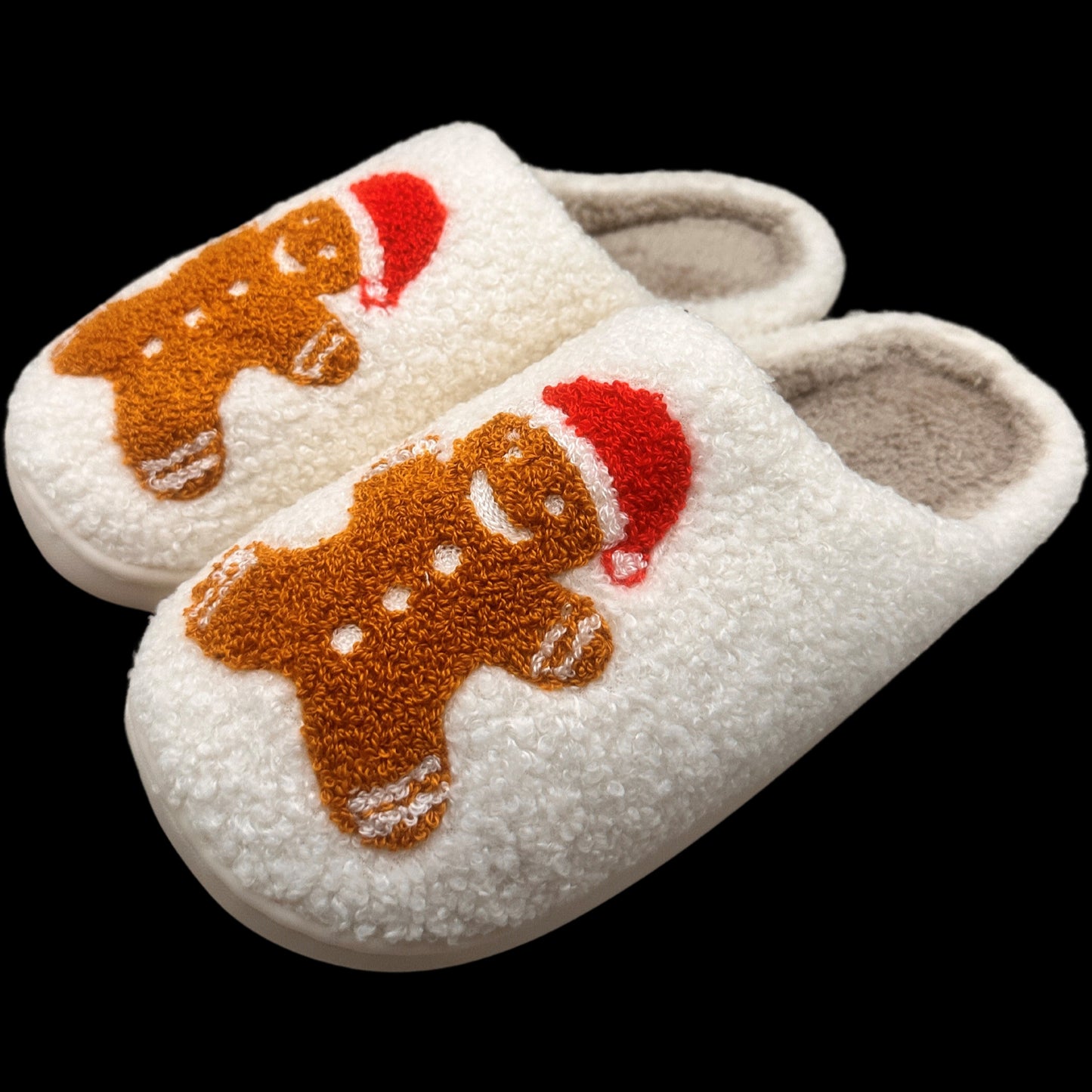 Gingerbread Man Slippers