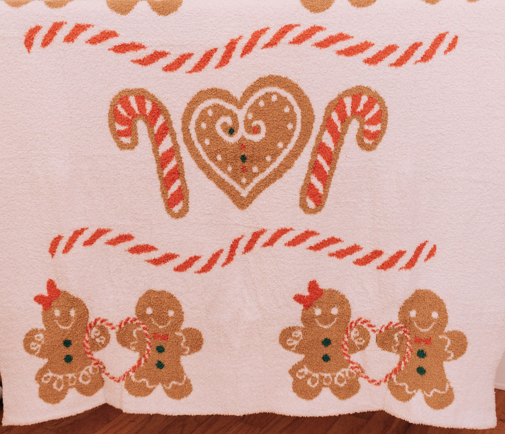 Gingerbread Love Blanket