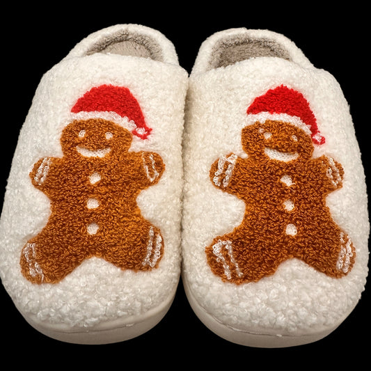 Gingerbread Man Slippers