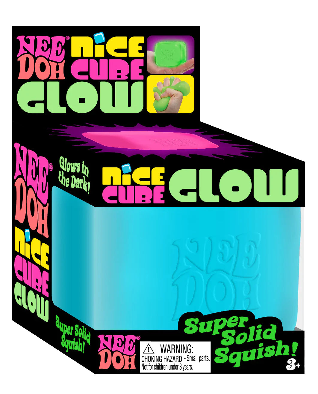 NeeDoh Glow Nice Cube - Buttercup Lynne Boutique