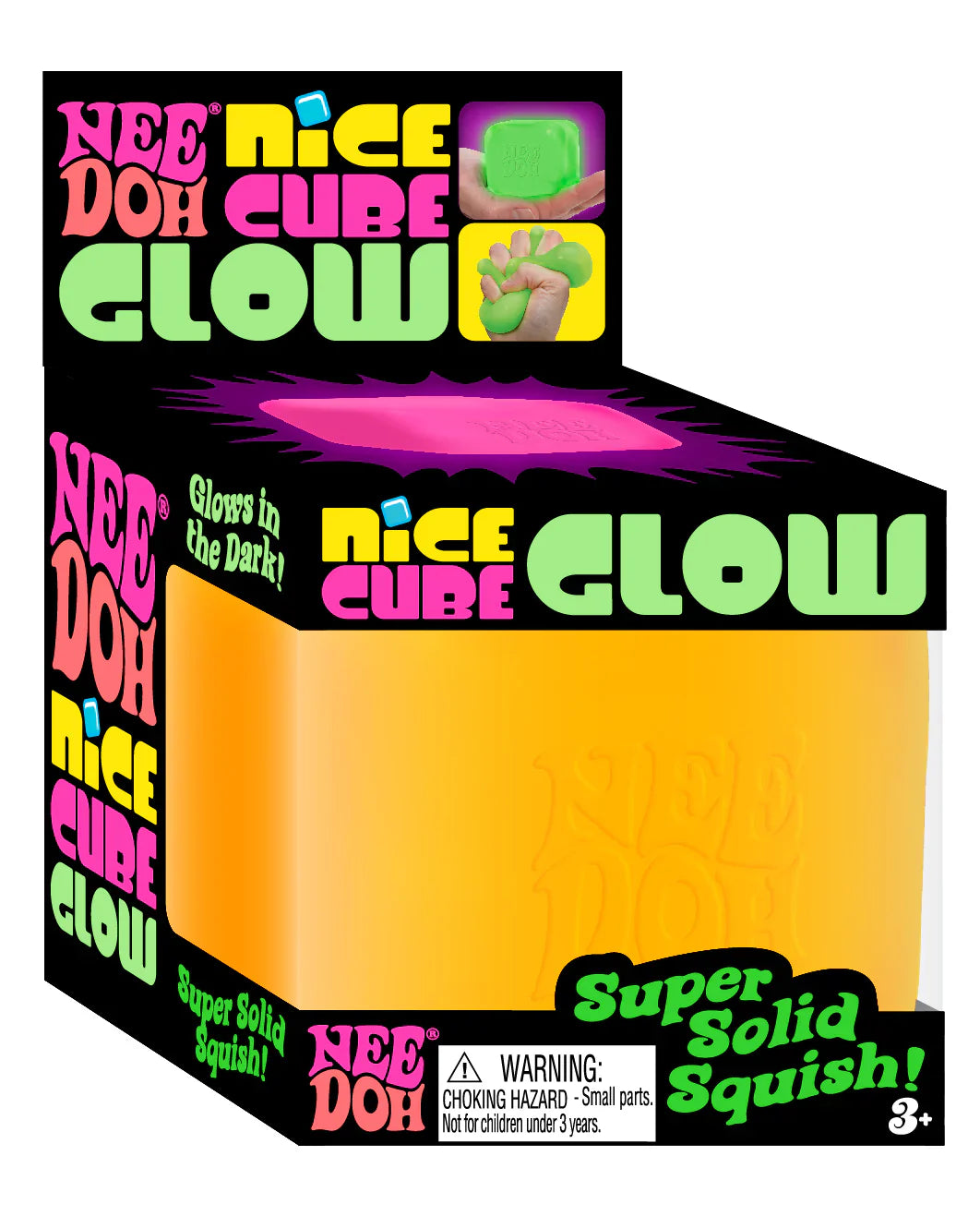 NeeDoh Glow Nice Cube - Buttercup Lynne Boutique