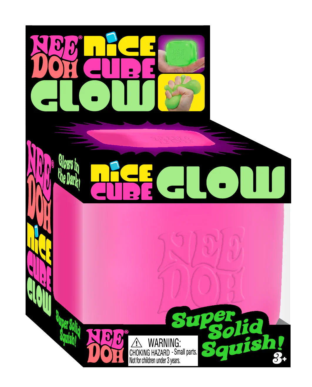 NeeDoh Glow Nice Cube - Buttercup Lynne Boutique