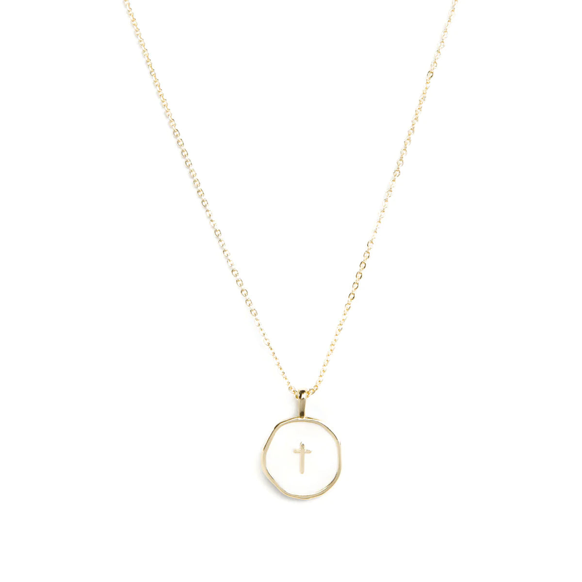 Tiny Simple Cross Pendant