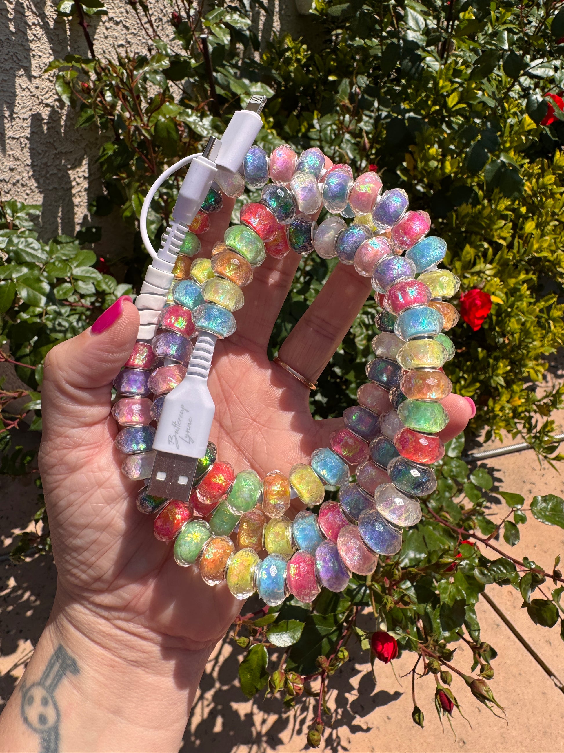 Buttercup Mosaic Charging Cord - Fit for all device USBC & Lightening - Buttercup Lynne Boutique