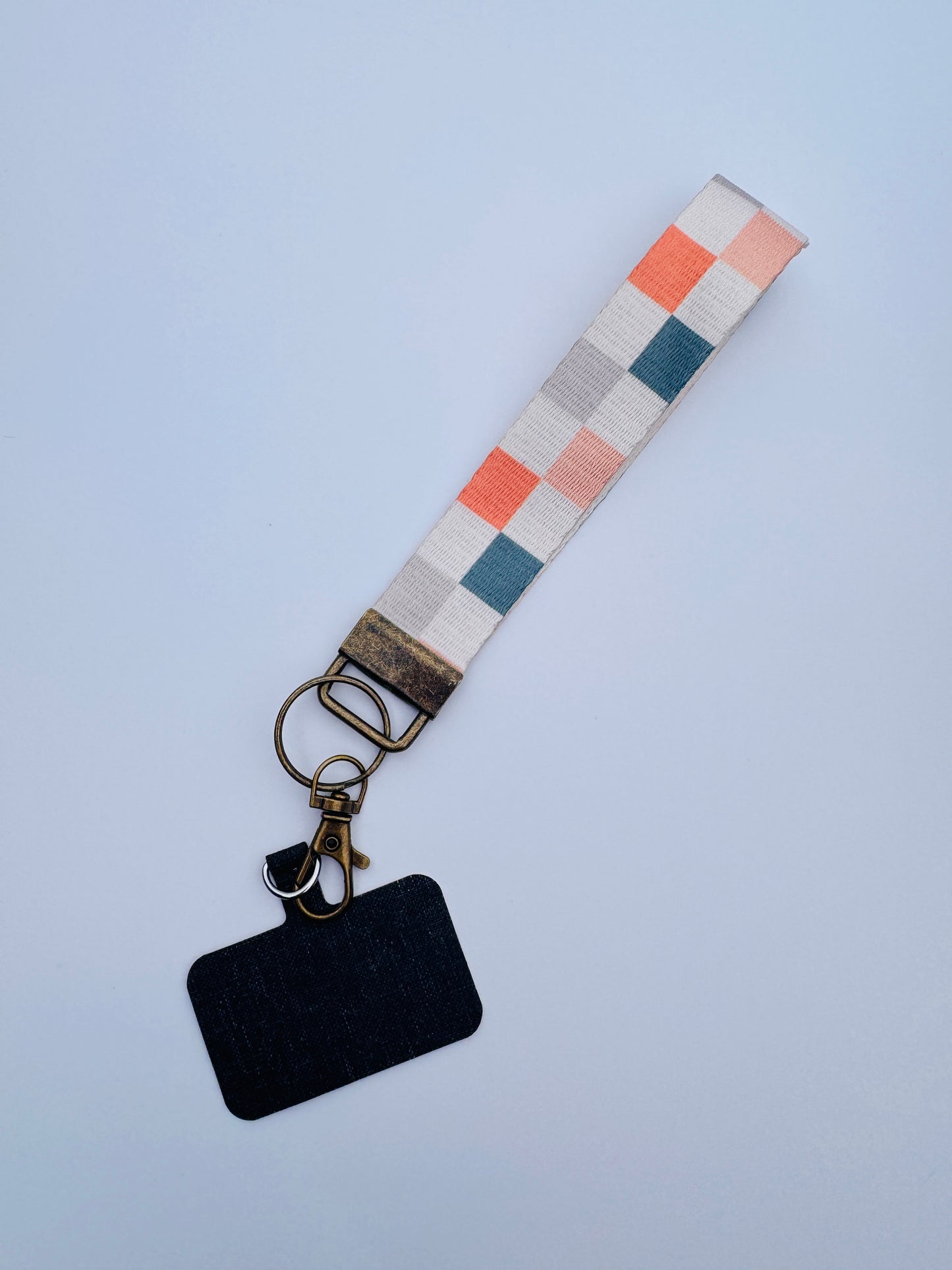 Canvas Wrist Phone Keychain Lanyard - Buttercup Lynne Boutique