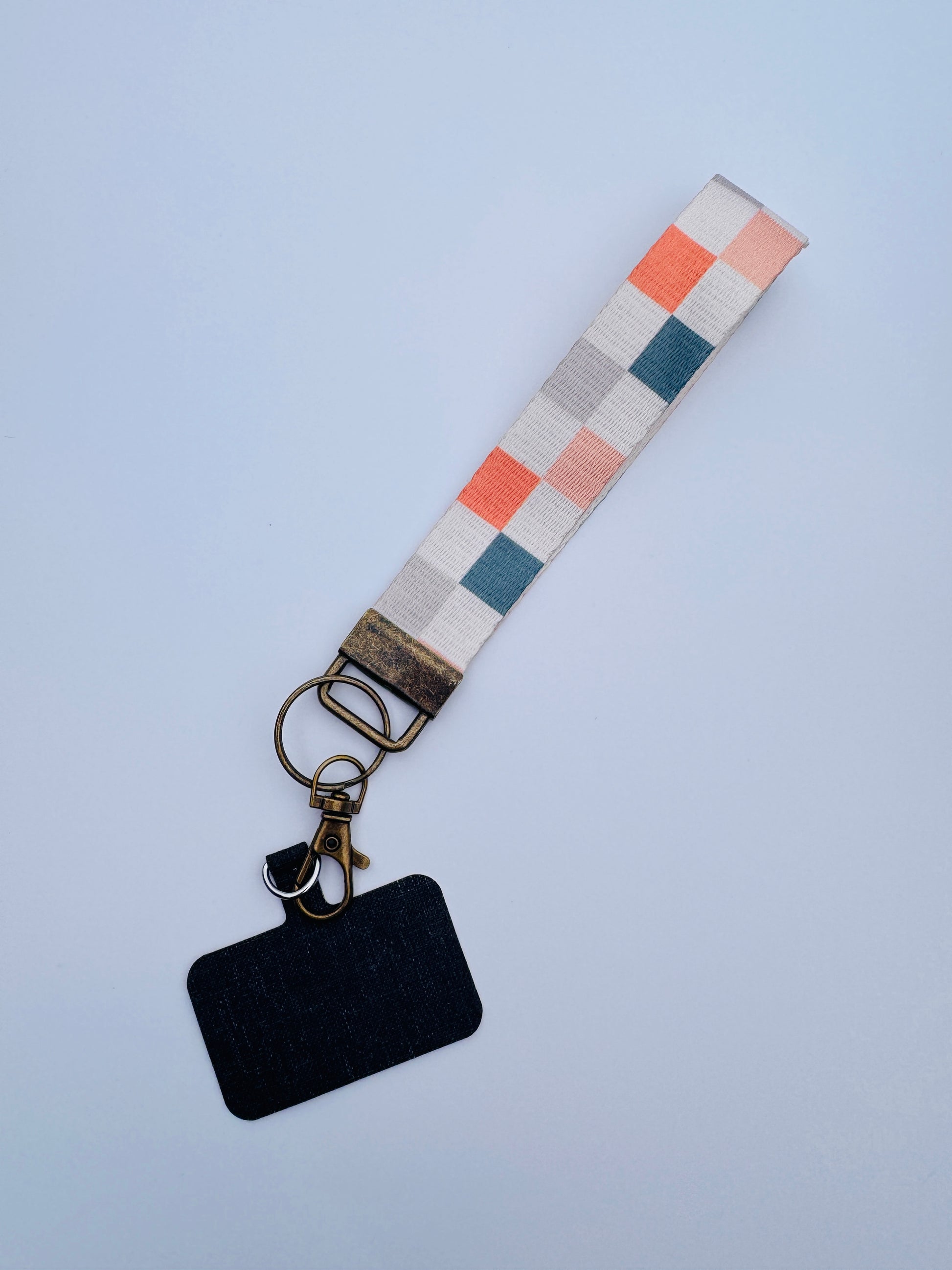 Canvas Wrist Phone Keychain Lanyard - Buttercup Lynne Boutique