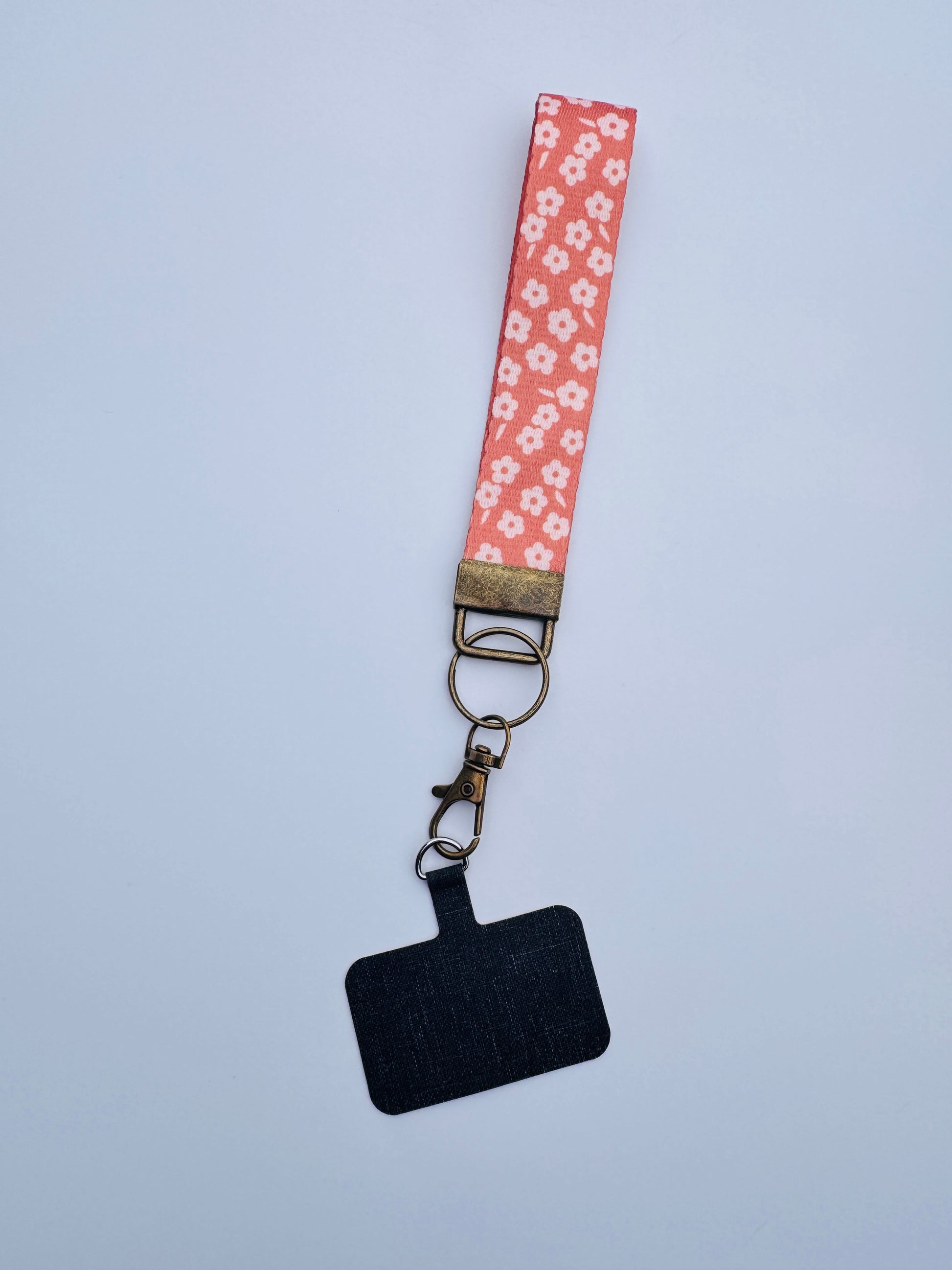 Canvas Wrist Phone Keychain Lanyard - Buttercup Lynne Boutique
