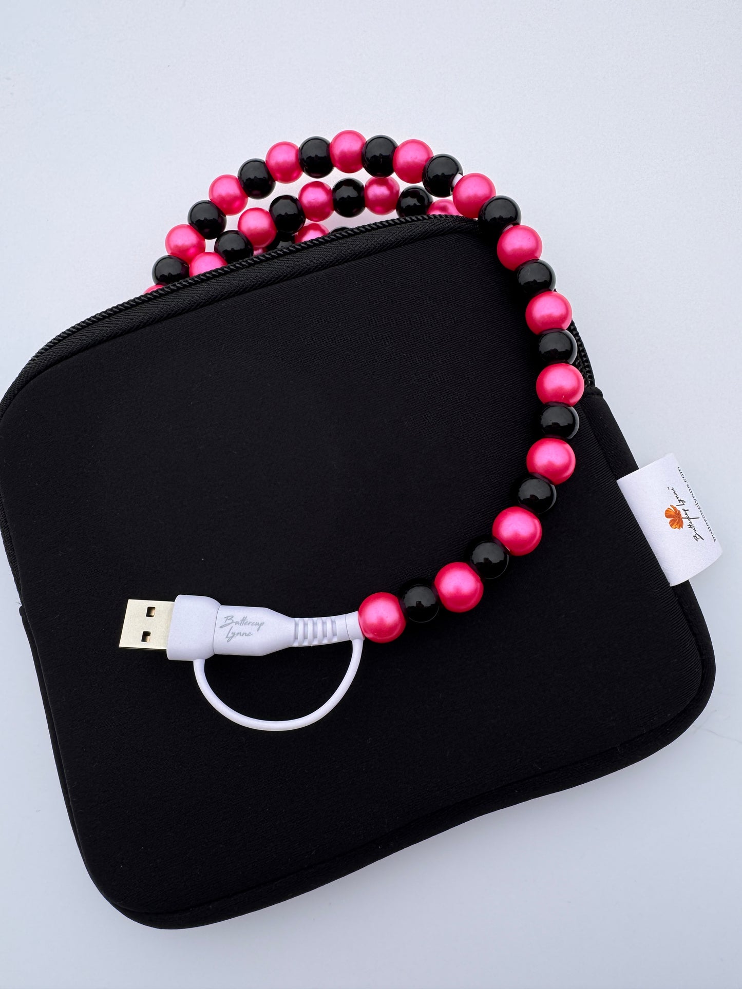 Buttercup Lynne Neoprene Charging Cord Zipper Pouch - Buttercup Lynne Boutique
