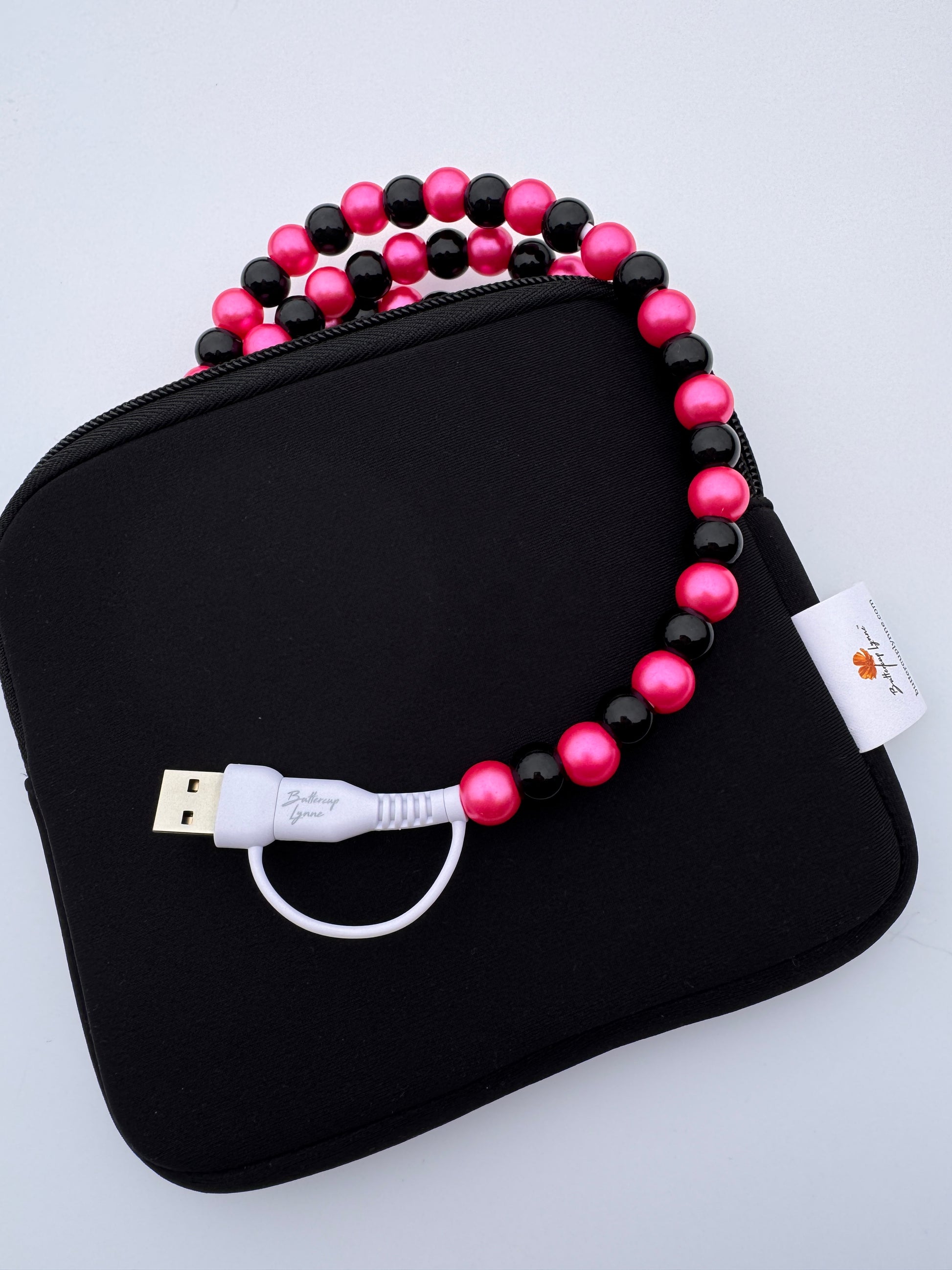 Buttercup Lynne Neoprene Charging Cord Zipper Pouch - Buttercup Lynne Boutique