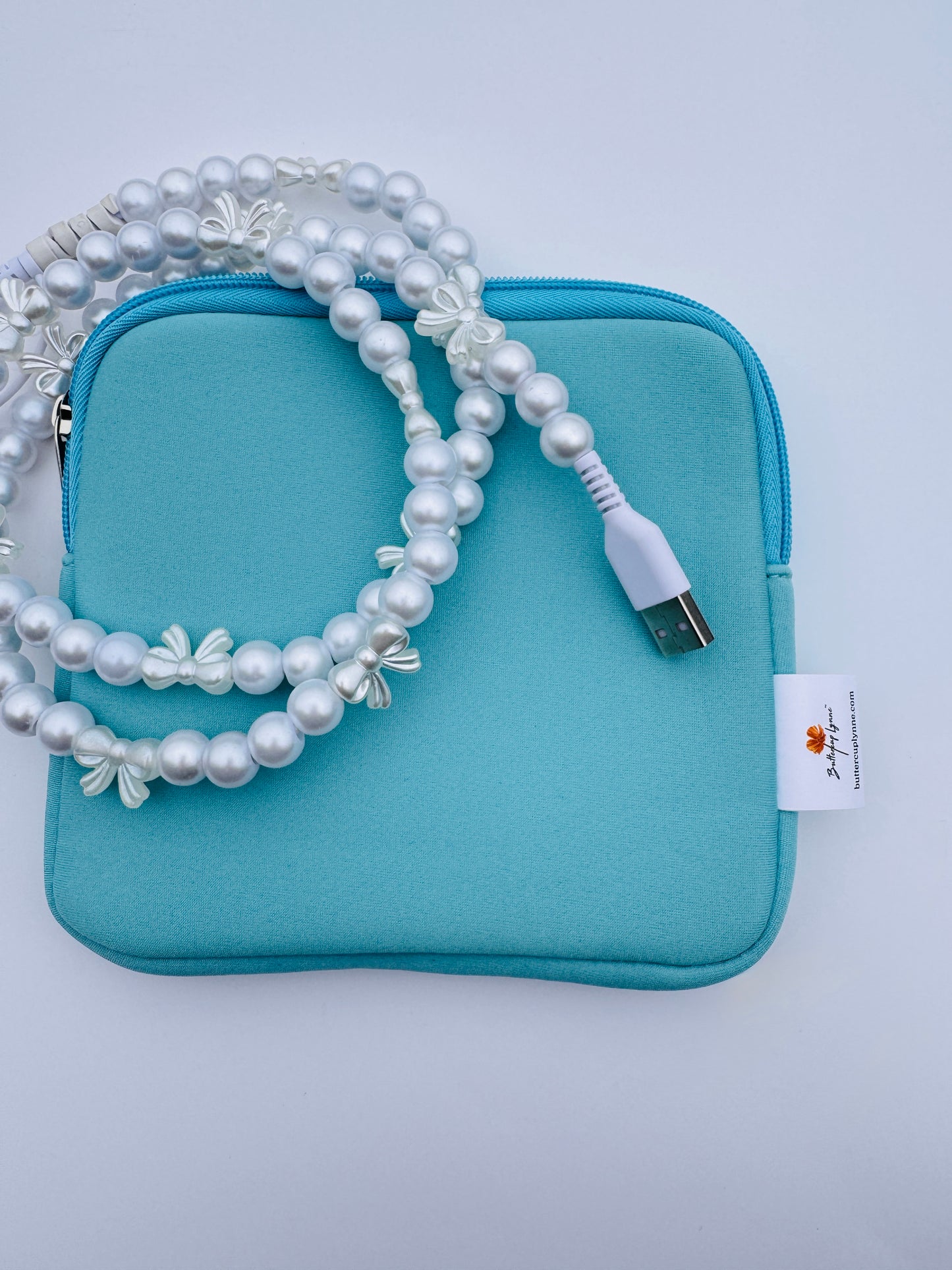 Buttercup Lynne Neoprene Charging Cord Zipper Pouch - Buttercup Lynne Boutique