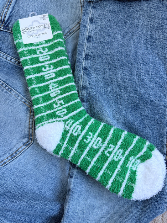 World’s Softest Cozy Crew Socks Game Day