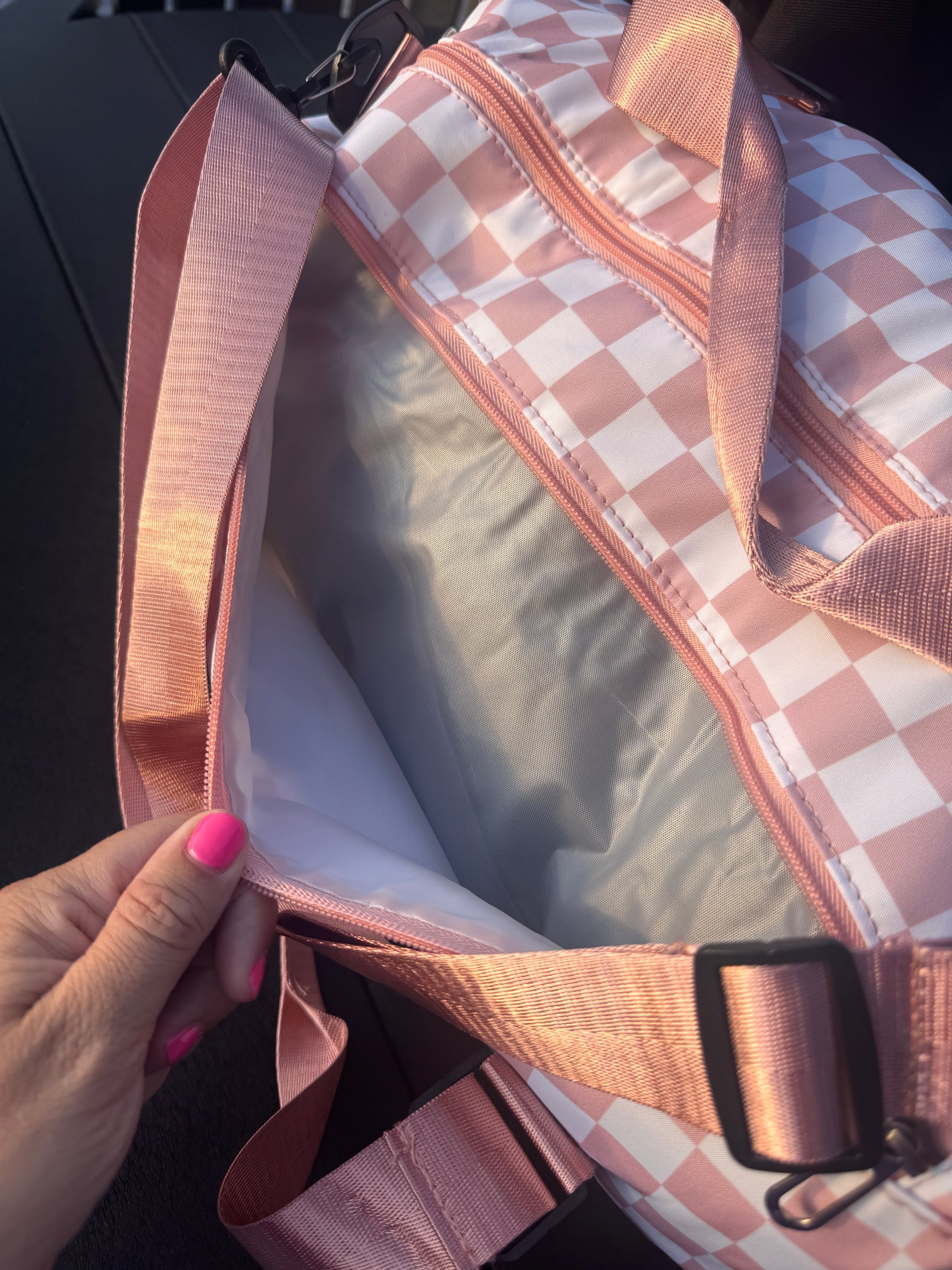 The Check Me Out Weekender Bag - Buttercup Lynne Boutique