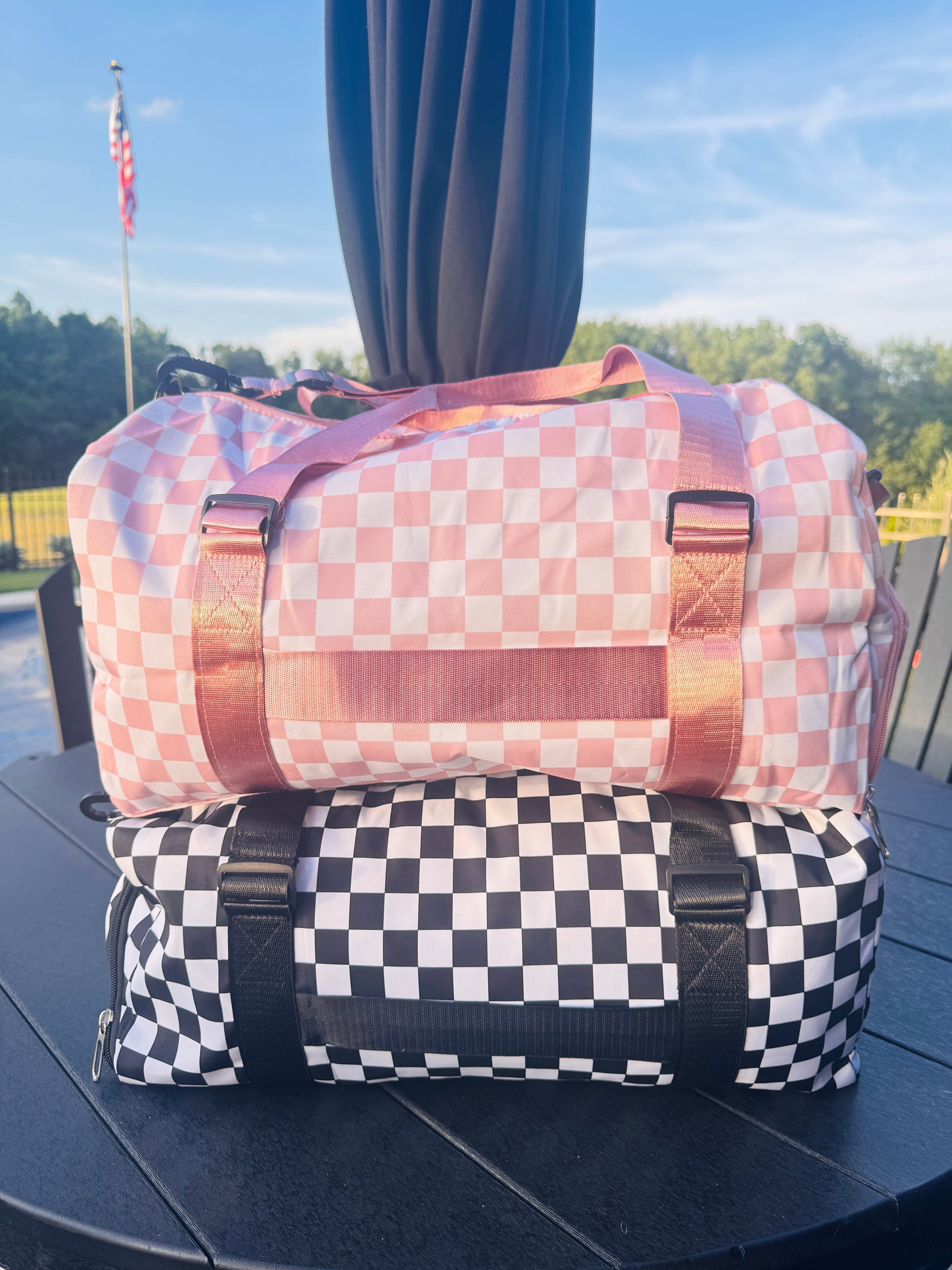 The Check Me Out Weekender Bag - Buttercup Lynne Boutique