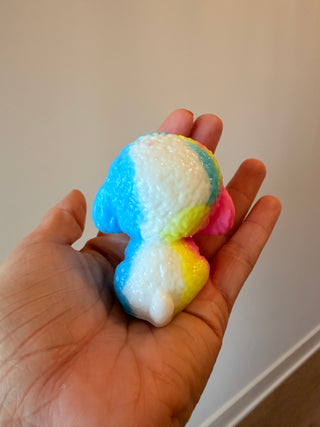 Sticky Rainbow Poodle Squishy The Toy Network